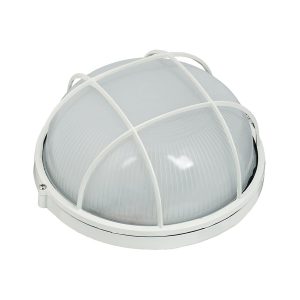 НПП 100W E27 IP65 коло з решіткою, білий НПП1102 TNSy