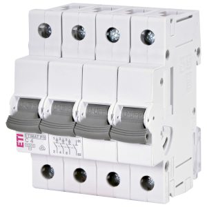 Автомат. выкл. 3п+N C 4А (10 кА) ETIMAT P10 "ETI"