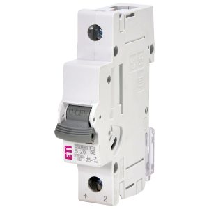 Автомат. выкл. 1p B 20A (10 кА) ETIMAT P10 DC "ETI"