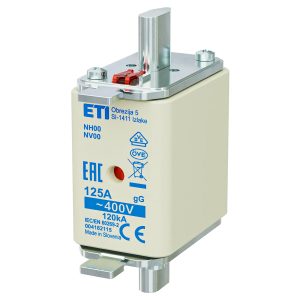 Запобіжник NH-00/gG 125A 400V KOMBI