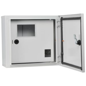 Щит металлический наружный ЩУРн-1/4 IP31 серый Light UBox "АСКО"