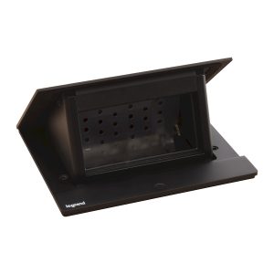 Висувний люк на 4 модулі з монтажним комплектом, колір - Чорний INCARA POP-UP