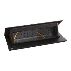 Висувний люк на 8 модулі з монтажним комплектом, колір - Чорний INCARA POP-UP