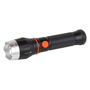 Ліхтар такт ЛЕД акумул. FLASHL TACTIC USB RECH IP22 5реж.,100%-30%+ авар.світло+SOS+ Zoom "LEDVANCE"