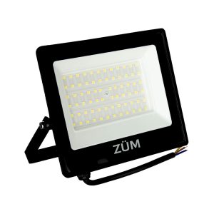 Прожектор ЛЕД   50W 6400K 4500Lm IP65 ZUM F02-50 (1 рік) "Євросвітло"