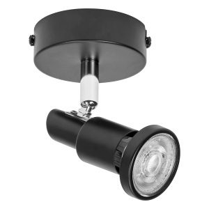 Світильник 3,4W 2700K 230Lm IP20 Spot  Spot GU10 чорний лампа(и) в комплекті "LEDVANCE"
