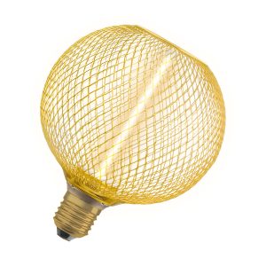 Лампа ЛЕД філаментна   3,5W 1800K 150lm  DECO SQ100 GOLD DIM 230V FIL E27 4X1 (3 роки) OSRAM