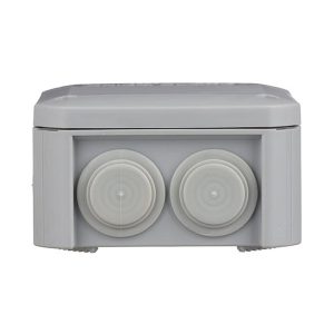 Коробка розподільча 150х100х60 IP55 зовнішня поліпр.самозат.850°С з сальник.гумов.IB1001