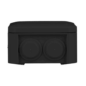 Коробка розподільча 150х100х60 IP55 зовнішня поліпр.самозат.850°С з сальник.гумов.чорн.IB1001Vintage