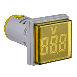 Сигнальная арматура U-ADM-V (AC) ᴓ22мм, квадратная, желтая
