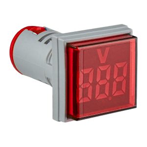 Сигнальная арматура U-ADM-V (AC) ᴓ22мм, квадратная, красная