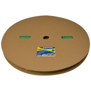 Термоусадочная трубка 4,0/2,0 (рулон 100м) зеленая