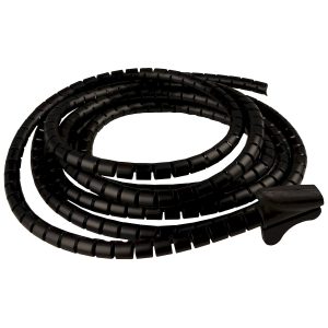 Гибкий органайзер с клипсой для кабеля черный WCT-8 (3м)