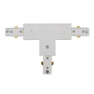 Конектор Т-подібний для шинопровода однофазного білий