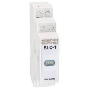 Сигнальный индикатор модульный 230V AC/DC SLD-1 белый