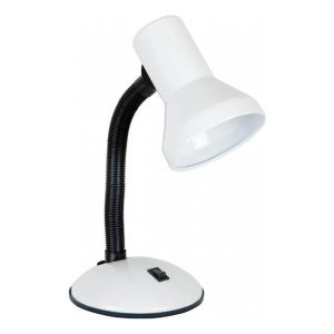 Лампа настільна PANAN CLASSIC DISK E27, 40Вт, біла, метал/пластик