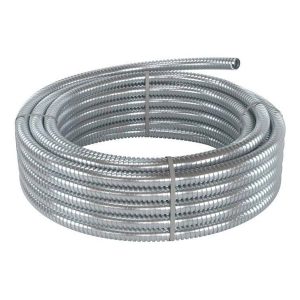 Металорукав Р3-Ц-М-38 з протяжкою, з оцинкованої сталі 38/42мм (бухта 20м) "БДК"