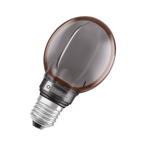 Лампа ЛЕД філаментна 4W 818 1800K 110lm 1906 Globe 80 DIM Vintage Smoke E27 6X1 OSRAM