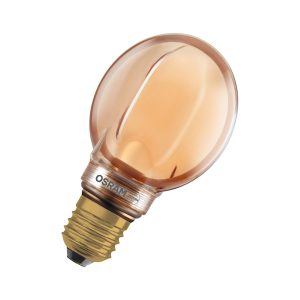 Лампа ЛЕД філаментна 4W 818 1800K 220lm 1906 Globe 80 DIM Vintage Gold E27 6X1 OSRAM