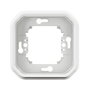 Рамка-супорт 1-постова вбудований білий PLEXO