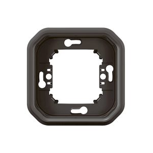 Рамка-супорт 1-постова вбудований, колір антрацит PLEXO