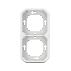 Рамка-супорт 2-постова горизонтальна/вертикальна вбудований білий PLEXO