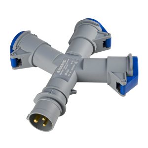 Адаптер 1 вилка 3 розетки серии UСombi 3P 16A IP 44