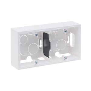 Коробка для зовн. монтажу 2-а SUNO білий