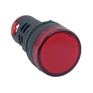 Лампа AD22DS d22mm 230В AC червоний