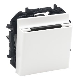 Вимикач картковий внутр. 6А 250В NILOE STEP білий