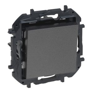 Вимикач 1-кл. внутр. перехресний 10А гвинтові клеми NILOE STEP сталь