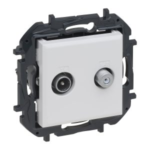 Розетка TV-SAT "зірка" NILOE STEP білий