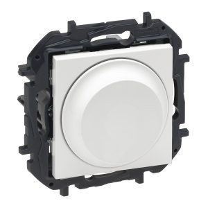 Димер поворотний  300Вт внутр. всі навантаження NILOE STEP білий