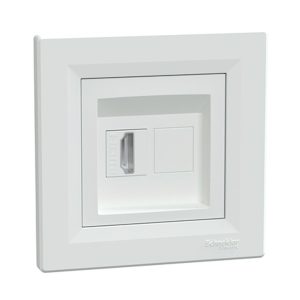 Роз'єм HDMI з рамкою білий