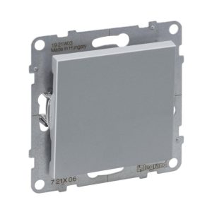 Вимикач 1-кл. внутр. прохідний 10А автоматичні клеми SUNO алюміній