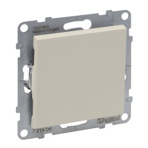 Вимикач 1-кл. внутр. прохідний 10А автоматичні клеми SUNO слонова кістка