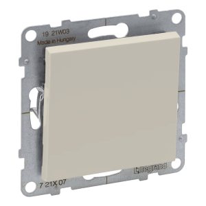 Вимикач 1-кл. внутр. перехресний 10А гвинтові клеми SUNO слонова кістка