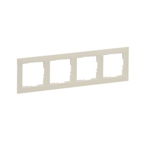 Рамка 4-х кратна SUNO слонова кістка