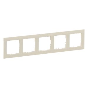 Рамка 5-ти кратна SUNO слонова кістка