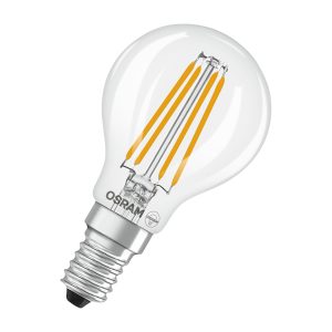Лампа ЛЕД філаментна  3,4W 4000K 470lm E14 LED CL P40 FIL 6X1 (3 роки) OSRAM