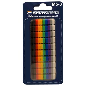 Комплект кабельной маркировки тип М5-3 разноцветный