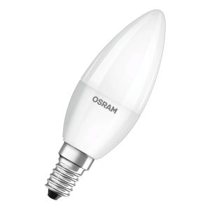 Лампа ЛЕД свічка  7W 3000K 1055lm E14 VALUE CL B75 FR 10Х1 (3 роки) "OSRAM"