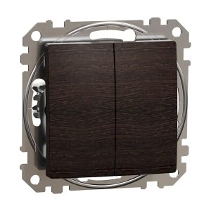 Вимикач 2-кл. внутр. "Sedna Elements" Венге