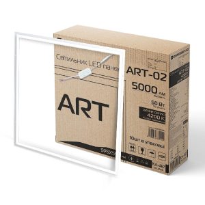 Панель ЛЕД 50W 4200К 5000Lm ART-02 IP 20 "Євросвітло"