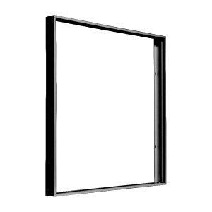 Рамка для лед панелі  595*595*50 FRM-50 пластик чорна (1 рік) "Євросвітло"