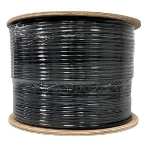 FTP cat.6  4х2х0,57 зовнішній PE 350МГц (бухта 305м) чорний ЗЗЦМ