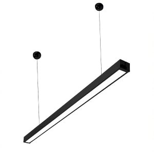 Світильник ЛЕД лінійний 72W 4200К підвісний на тросах Sign EVO чорний "Євросвітло"