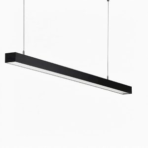 Світильник ЛЕД лінійний 72W 6400К підвісний на тросах Sign EVO чорний