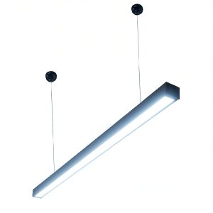 Світильник ЛЕД лінійний 30W 6400К підвісний на тросах Sign EVO чорний "Євросвітло"