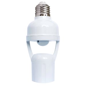 Датчик руху патрон E27 SE27-01 білий "Євросвітло"